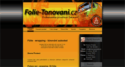 Desktop Screenshot of folie-tonovani.cz